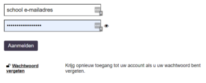 afbeelding wachtwoord vergeten