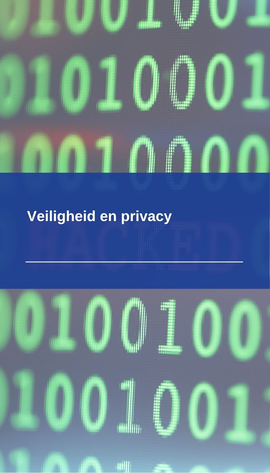 Veiligheid Veiligheid en privacy